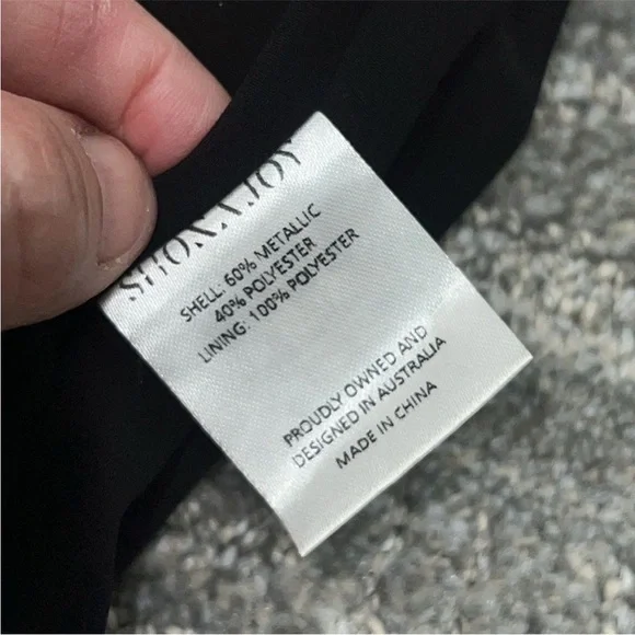 Shona Joy Metallic Gold Mini Dress - Picture 9 of 10